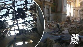 Russian missiles strike Odesa, killing one, wounding at least 22 and hitting historic cathedral