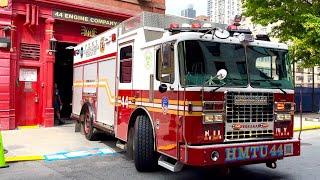 RARE CATCH  FDNY Engine 44 & Hazmat Tech Unit 44 Responding to a Lithium Ion Battery Fire