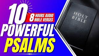 Psalm 1, 2, 3, 4, 5, 6, 7, 8 ,9 10 Powerful Psalms (Bible verses for sleep with God's Word ON!)