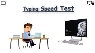 Typing speed test using Python