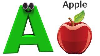 Learn The ABC Phonic Song with APPLE as Your First Lesson-ABC Songs, ABCD, Nursery Rhymes, Baby Song