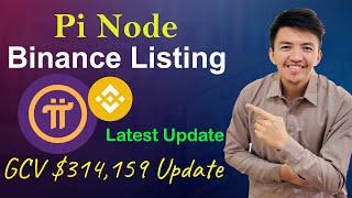 Pi Node Confirm Binance Listing | Pi Network Latest Update Today | Pi Network GCV Value Update