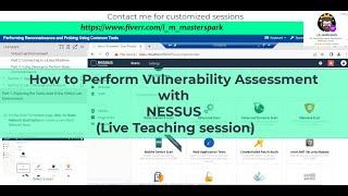 How to perform vulnerability Assessment using NESSUS | Live session | Fiverr