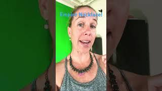 Empire Necklace Pattern for FREE! Check out Potomacbeads.com #necklace #beads #diyjewelry