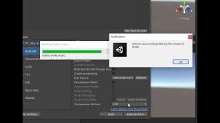 Android Resource Linking failed Solution Unity 2019 and previous