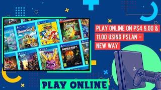 Play Online On PS4 9.00 & 11.00 Using PSLAN | New Way