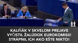 Nováčik KALIŇÁK vyčistil žalúdok eurokomisii: Radia vám TUPÍ PROGRESÍVCI a potom to tak vyzerá!