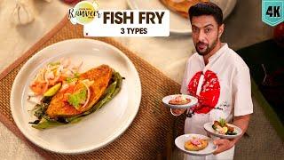 Masala Fish fry | Tawa Macchi | 3 तरह की मच्छी फ्राई | surmai / rawas Fry | Chef Ranveer Brar