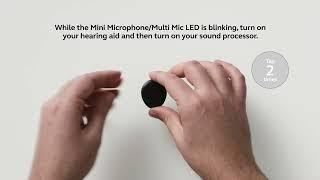 How to pair your Kanso 2 Sound Processor and ReSound hearing aid with a ReSound Multi Mic