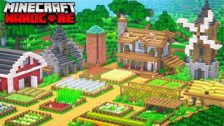 I Built The Ultimate COZY FARM In Minecraft Hardcore!
