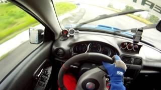RTR Time Attack 1 stage 2014 miss ua Subaru STI wet track