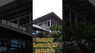 2 storey house low budget light materials