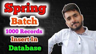 Spring Batch Module | Spring Boot Batch Processing | aadiandjava #springbatch