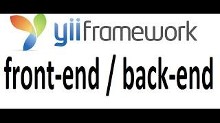 yii способ как правильно разделить или организовать frontend и backend (admin админка)