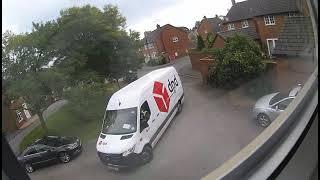 When the DPD driver thinks he got away with accident