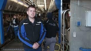 DeLaval P500 parlour - Rasmus Nielsen, Denmark (Danish language)