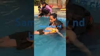 #samyukthamenon Samy #bebo #enjoy #waterpool