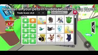 Adopt Me Script | TRADE SCAM AND PET DUPE (Pastebin)