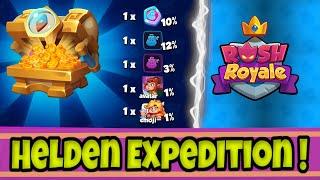 Rush Royale: Helden Expedition im Update 27.0 + No Battery Deck