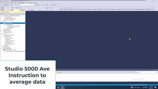 Studio 5000 AVE Instruction to Average Data