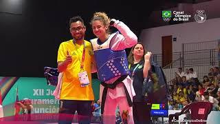 ASSUNÇÃO 2022 - Milena Titoneli é ouro no Taekwondo categoria 57kg-67kg