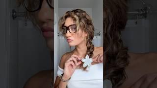 effortless curly hairstyles⭐️⭐️ #easyhairstyle