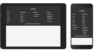 How to build a responsive footer using HTML and CSS | CLEAR EXPLANATION