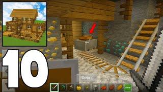 Block Crazy Robo World - Survival Gameplay Part 10 - UNDERGROUND MINESHAFT AND DIAMONDS!!