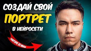 Нейросети создают ПОРТРЕТЫ! 100% способ создать Автопортрет