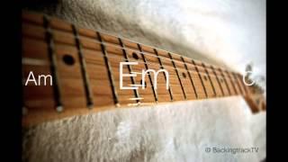 Blues Guitar Backing Track in Em