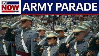 FULL PARADE: US Army 250 year celebration, with fireworks, concert, Trump speech
