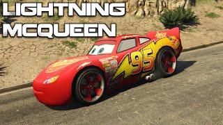 Grand Theft Auto V PC Mods - Lightning McQueen from Cars  PIXAR [DOWNLOAD][GTA V PC]