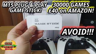 M15 Plug & Play Game Stick - 30,000 Games £40 on Amazon - AVOID!