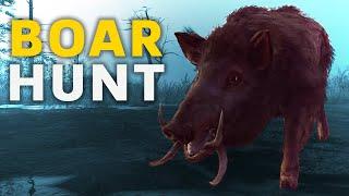 Hunting a Killer Boar in Assassin's Creed Odyssey