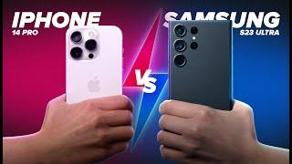 Samsung S23 Ultra vs. iPhone 14 Pro — QAYSINI TANLASH KERAK? BATTLE!