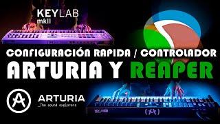 Configuración Controlador ARTURIA y Reaper