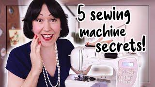 Sewing machine SECRETS you might not know!