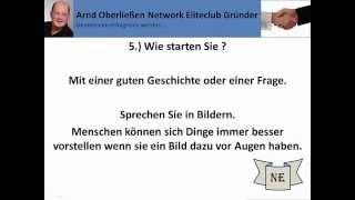 Network Marketing und der Network Eliteclub Elevator Pitch