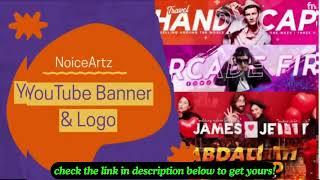 I will design a professional #youtube #banner and #icon, #channel art