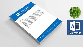 How to Make a Letterhead in Microsoft Word   ⬇ DOWNLOAD FREE (2022)