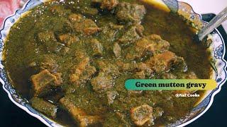 Hara mutton korma || Green mutton masala |easy dinner and breakfast recipes @Nafcook