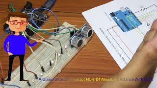 Arduino Ultrasonic Sensor HC sr04 Measure Distance With LEDs | Arduino