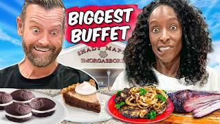 Two Brits Try The BIGGEST Amish BUFFET In The USA Or Did We?