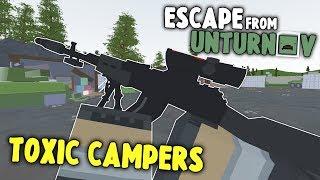 TOXIC SAFEZONE CAMPER - Escape from Unturnov #05 | Unturned