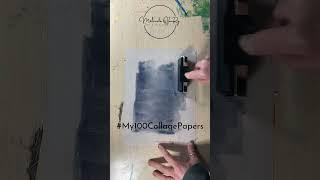Is a good image transfer possible with a silicone mat? Let's find out! #My100CollagePapers Day 56
