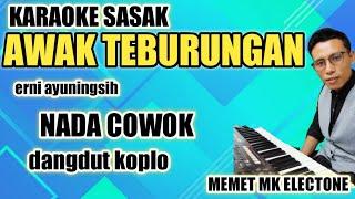 Karaoke sasak terbaru 2021 AWAK TEBURUNGAN /makam serewe cover MEMET MK MUSIC
