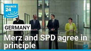 Germany’s Merz and Social Democrats clear first hurdle to forming new government coalition