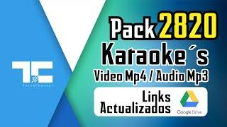 Pack 2820 Karaokes mp4 - Links actualizados Google Drive