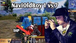 Navi OldBoy 1vs 7 in PMGC 2021 | PMGC Final 2021