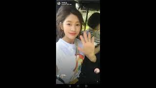 Jung Somin in Bali Indonesia IG Live 033018